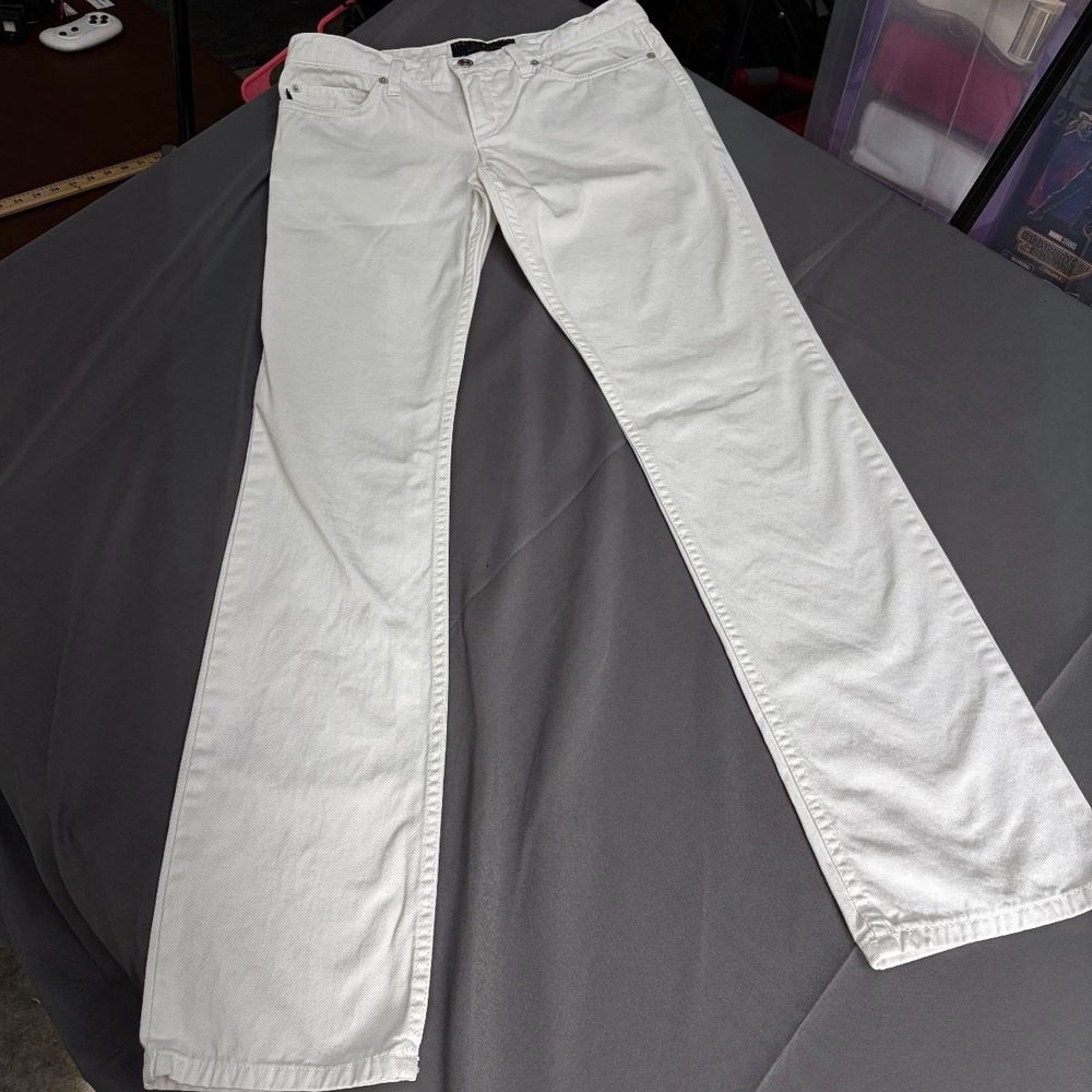 Juicy Couture Jeans Bootcut Denim‎ Jeans Womens 28 White Casual Pre-owned Good